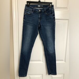 Old Navy Women's Slim Skinny Jeans - Dark Blue Wash